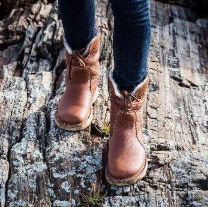 SYVERON | WATERPROOF POLAR SUEDE BOOTS WITH WOOL LINING