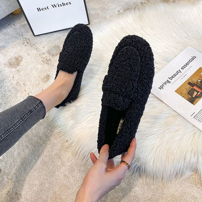 SYVERON | Arielle Plush Moccasins with Non-Slip Sole