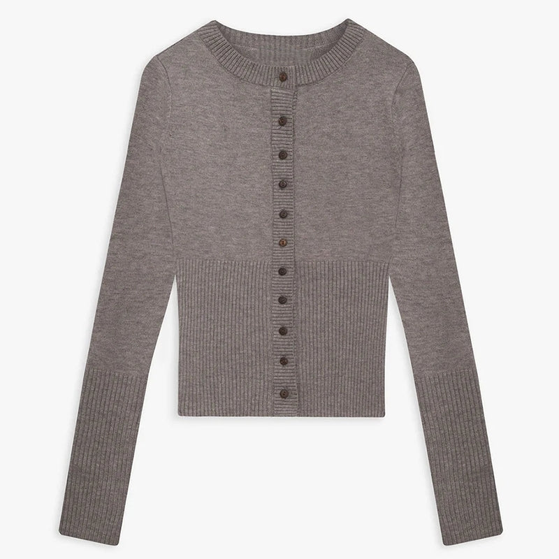 SYVERON | Knitted Pullover with Button