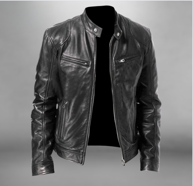 SYVERON | Men's Leather Jacket Trenton