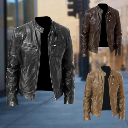 SYVERON | Men's Leather Jacket Trenton