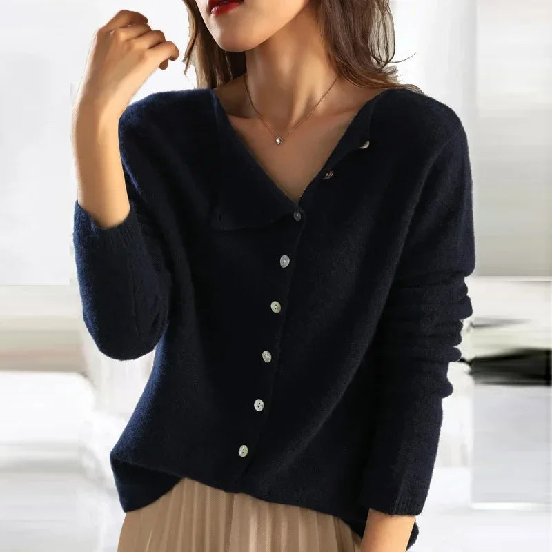 SYVERON | Elegant Cardigan Heather