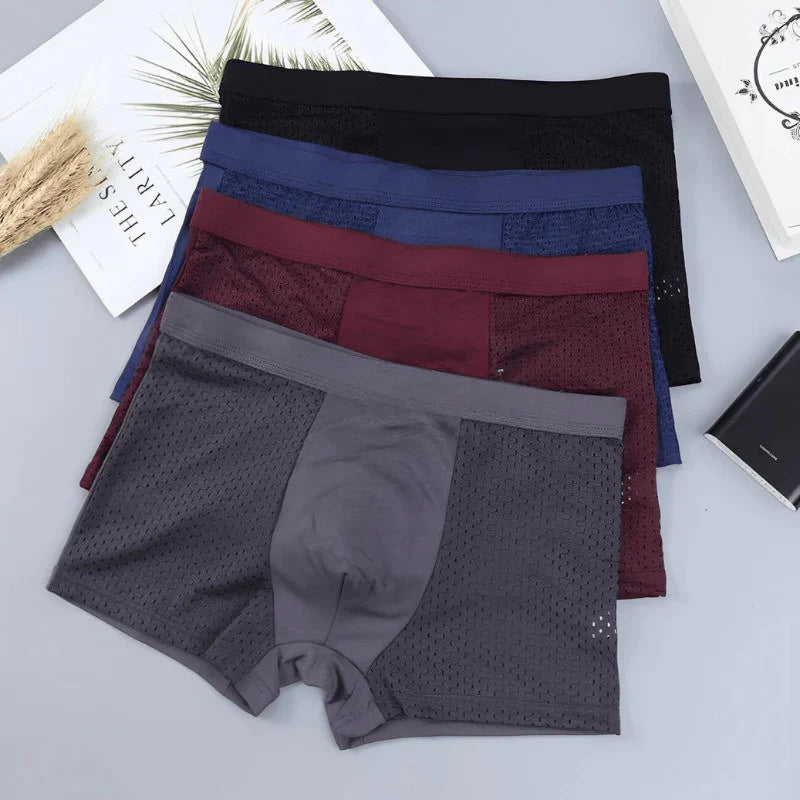 KIT OF 10 BOXER SHORTS MADE FROM BAMBOO FIBRE | Syveron